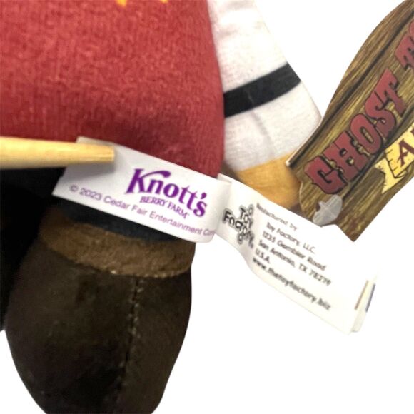 Knott's Berry Farm Park Ghost Town Alive! NWT Sheriff Plush 11.5" Souvenir Prize - Picture 7 of 10